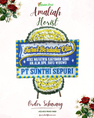 Papan Bunga Duka di Tirtayasa